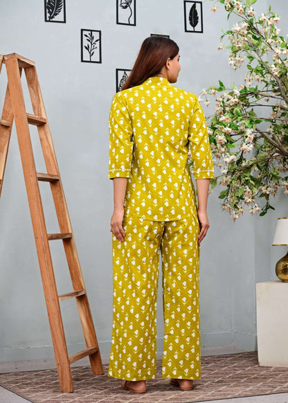 Floral Printed Shirt & Trouser Co-ord Set price missing