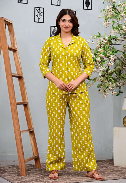 Floral Printed Shirt & Trouser Co-ord Set price missing